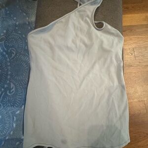 Lululemon size 8 light blue asymmetrical Tank
